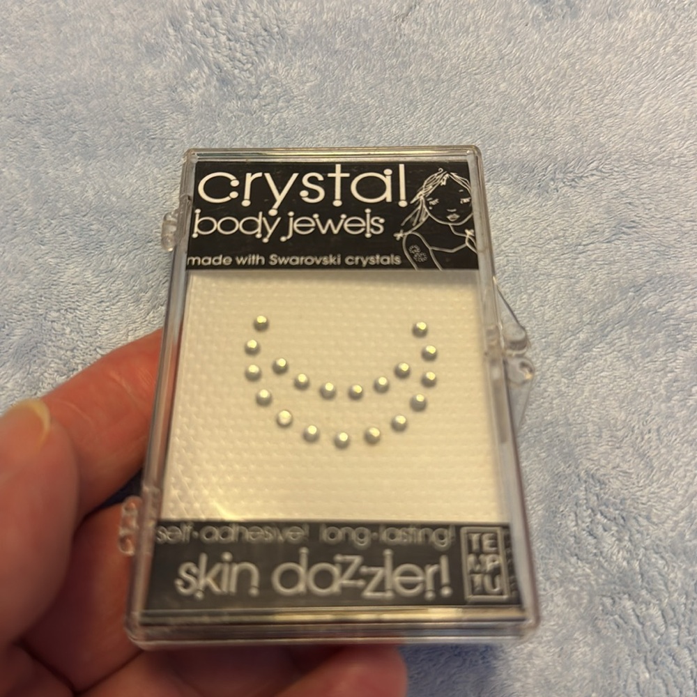 TEMPTUP Crystal body jewels made with Swarovski Crystals MOON NEW